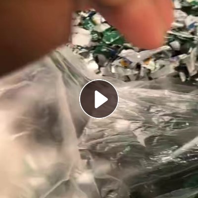 出售感冒冲剂包装袋粉碎料，可炼油，长期有货