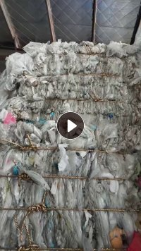出售二级水洗PE膜废料，高低压混打， 现货40吨