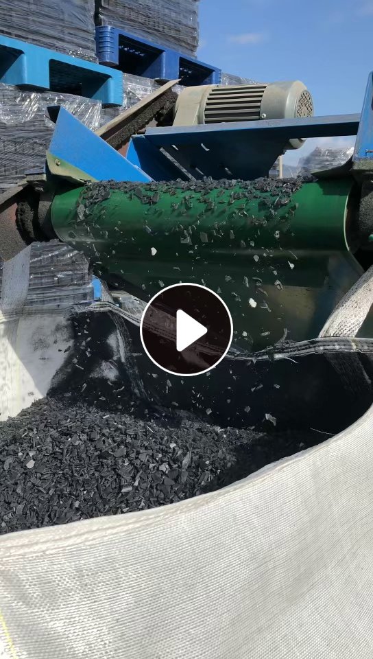 出售玻纤增强黑色PC/ABS破碎料  ，现货30吨