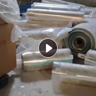 出售PET轻胶膜废料，卷筒散膜压包统货出，现货70吨左右