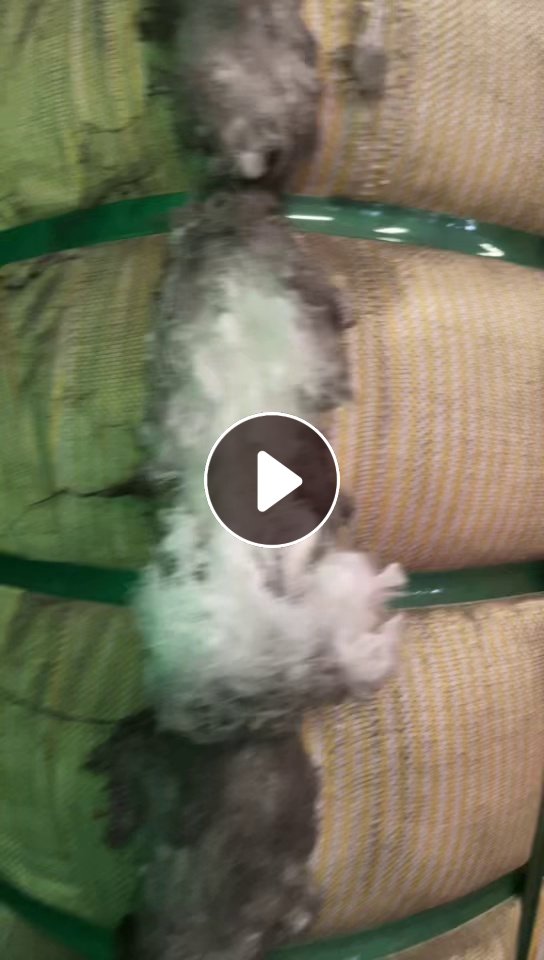 长期出售涤纶废丝开好的化纤棉，做被子棉用的