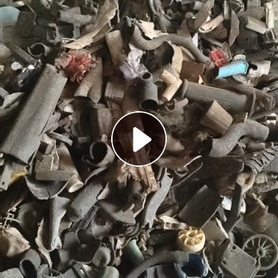 出售钢厂尾料筛选出来杂橡胶