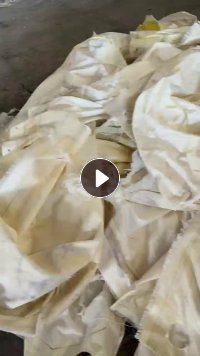长期出售涤纶过滤布涤纶造粒布，白色水洗过的，没有水分，现货30吨，货在山东济宁微山