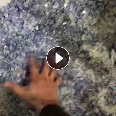 出售水粉PVC铝材膜破碎料，现货够车