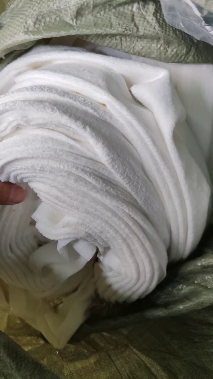 长期出售涤锦废布，做一次性毛巾下来的，涤纶80锦纶20，在江苏徐州