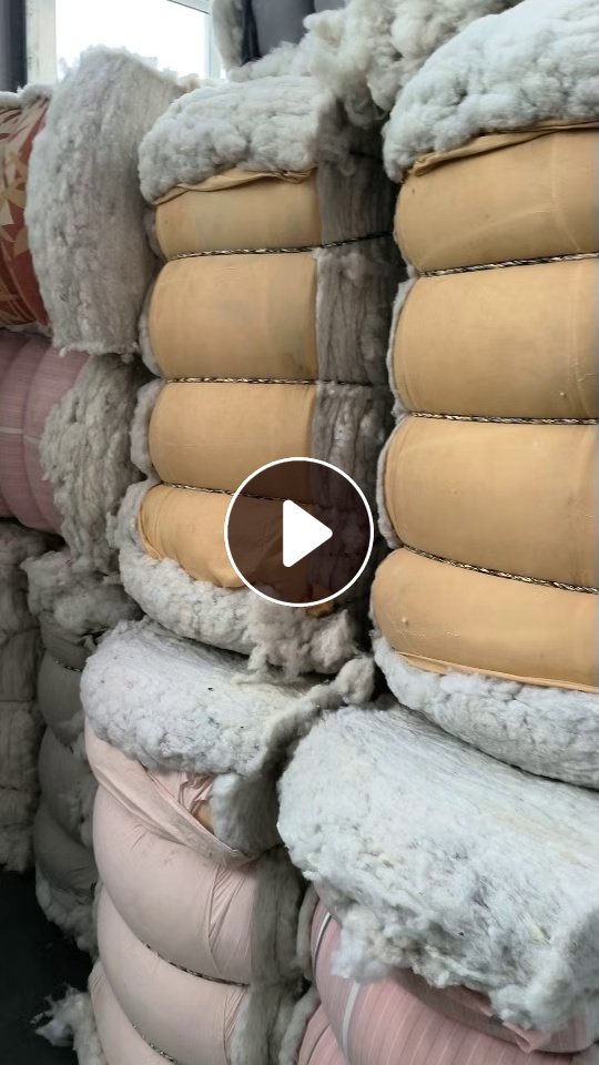 长期出售旧丝绵开松棉，枕芯和被子棉一起开的，货在山东济南