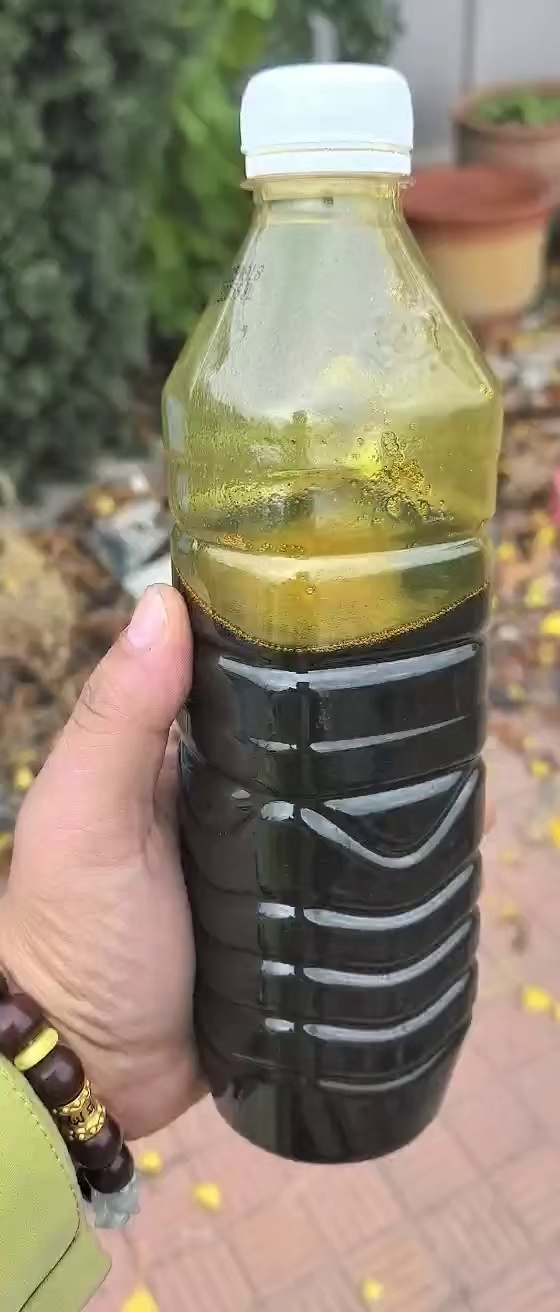 出售铝塑油，热值10500，密度0.8-0.9.重金属酸值不超50，能溶油，每天4.5吨