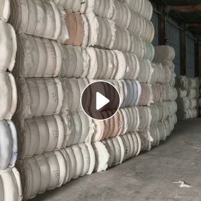长期出售牛仔废布开出来的开花棉，牛仔开花棉，再生棉，纯棉的，月供120吨