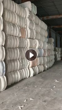 长期出售牛仔废布开出来的开花棉，牛仔开花棉，再生棉，纯棉的，月供120吨