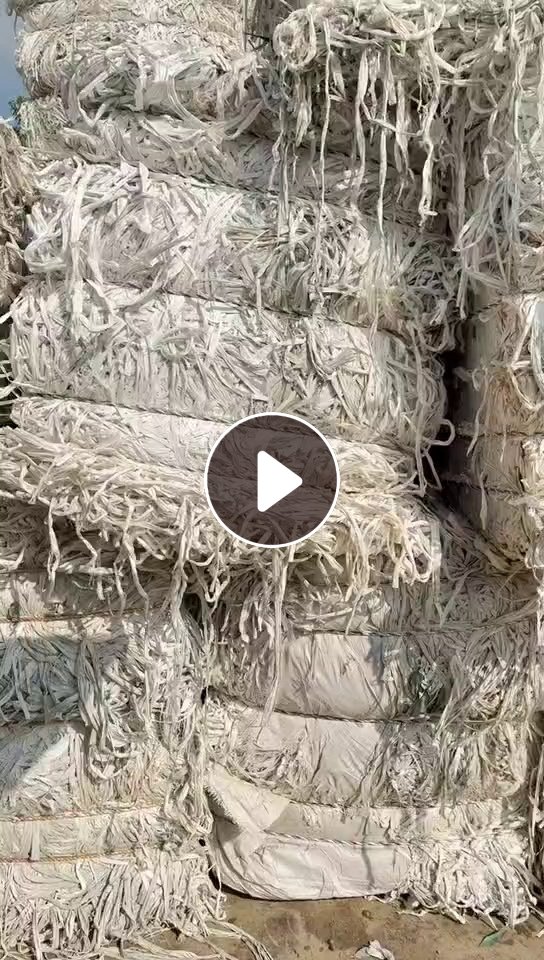 出售PP填充绳，电缆白绳，现货60吨左右，编织袋废料，大白吨包废料，干造水洗都有