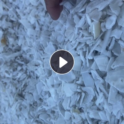 出售pp电动车白坐垫破碎料