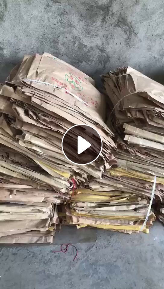 出售食品厂下来的牛皮纸塑袋，拆线可利用