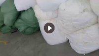 长期出售白色擦机布，涤氨锦氨混在一起，每个月十几吨，货在福建福州