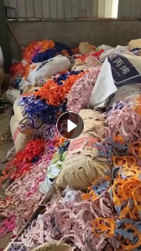 长期大量收购花色鞋底边角料，打颗粒用