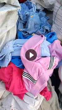 长期出售旧衣服统货，城镇货，农村货，黑料有挑出来，一个月30吨