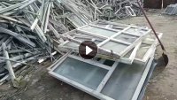 出售PVC塑钢废料，原生占90%，大部分是白钢，带铁，现货40-50吨