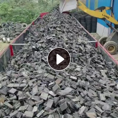 长期出售废轮胎加工的胶块