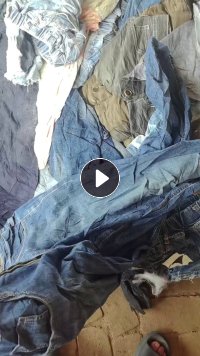长期出售废旧牛仔裤，剪掉拉链的，每个月有大几十吨，货在河南濮阳