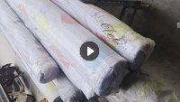 长期高价回收卷帘布，库存卷帘布，库存布，现金结款