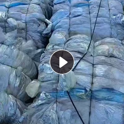 出售水洗高压膜废料，现货100多吨 