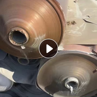 出售PET复合PVC卷膜，厚度5/6丝，可以用来打绳的，现货20吨以内