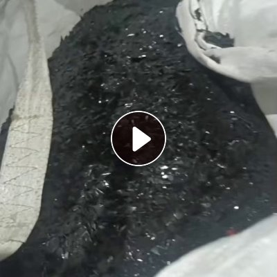 出售黑色PET吸塑片破碎料