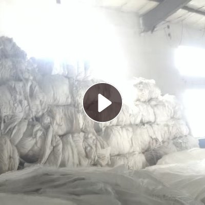 长期出售磨毛厂下来的涤纶废布涤纶布头，造粒用，含水20%，每个月有100多吨，货在山东潍坊