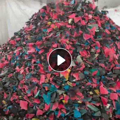 长期出售PE螺纹管破碎料，现货10吨