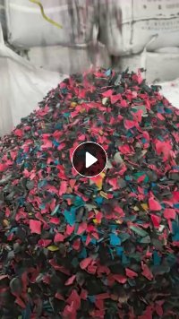 长期出售PE螺纹管破碎料，现货10吨