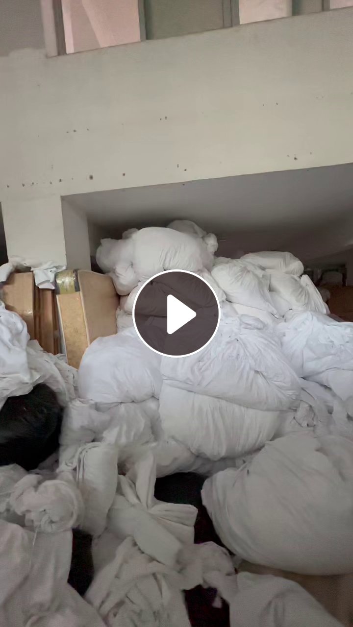 长期出售报废的酒店布草，酒店床单，现货二十多吨