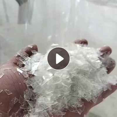 出售透明PET膜破碎料，清洗干净