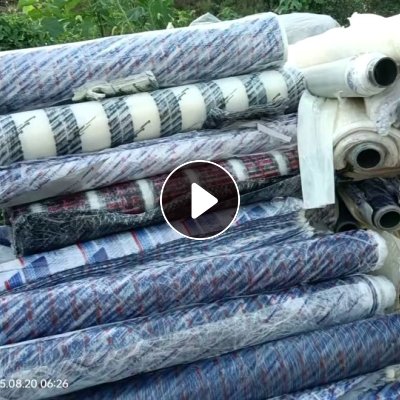 出售pe高压花卷膜，带轻胶，现货20吨