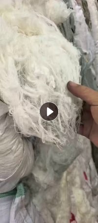 长期出售国产腈纶回丝，腈纶丝，白色偏黄，可以做开花用，现货两挂车