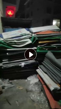 出售PE钢卷皮毛料，现货十几吨