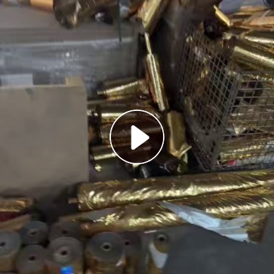 处理一批烫金膜，现货5吨左右，可以用来打绳子