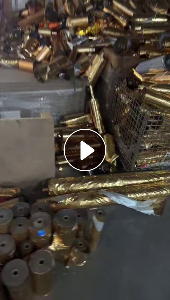 处理一批烫金膜，现货5吨左右，可以用来打绳子