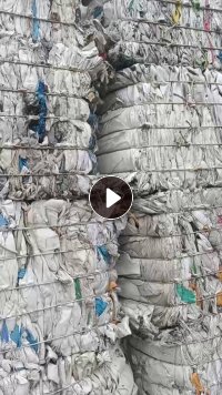 长期出售杂色编织袋废料，干造水洗混一起