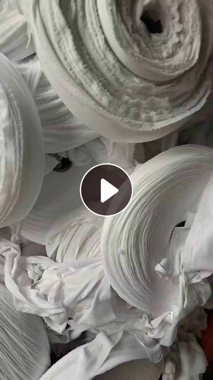 长期出售白色布条，切边条，摇粒绒床单边角料，空心丝，这些量少的是统货出