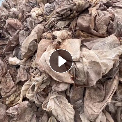 长期出售装中药渣下来的无纺布，废旧无纺布，现货150吨