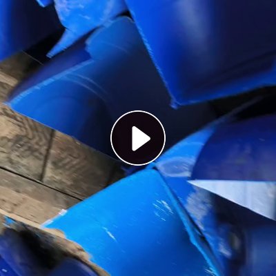 出售大蓝桶破碎料，未过水池，现货50吨