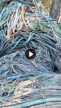 出售花色橡胶电缆皮废料