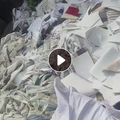 长期出售pp编制袋边角料，丙纶废布，含钙粉，月供100吨