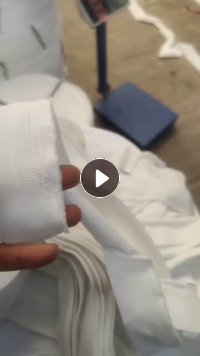 长期大量回收白色化纤布条切边条，不要带皮的，要纯白色的，捆绑树木用，每个月收15吨