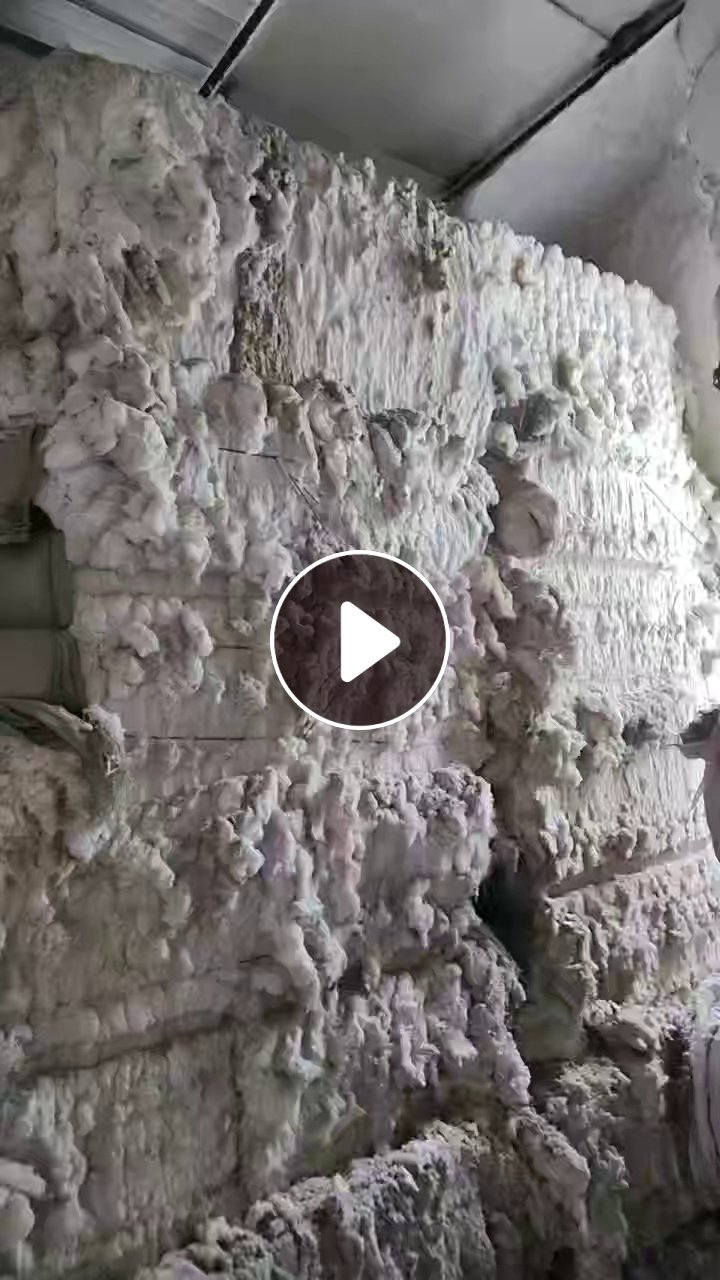 长期出售气流纺下来的涤棉鱼籽棉，漂白本白统货一起走，现货13吨左右