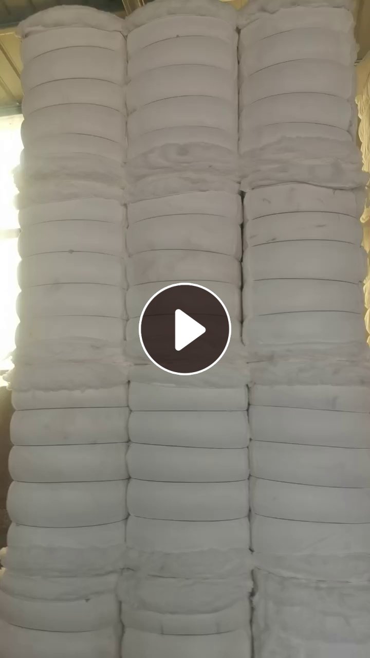 长期出售涤棉无纺布开好的开花棉，涤70棉30，现货十几吨