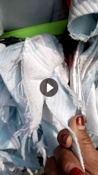 长期出售床垫厂下来的空心丝，边角料，一面白色一面浅蓝色，可做开花料，现货2吨，厂在广东东莞。