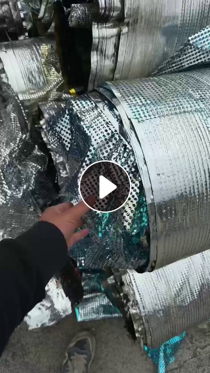 出售打孔的烫金膜卷膜，现货70吨