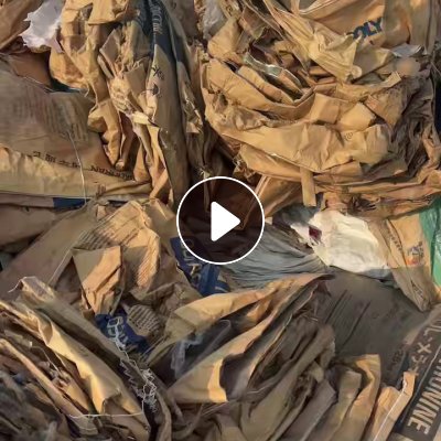 长期出售废牛皮纸袋，有带膜