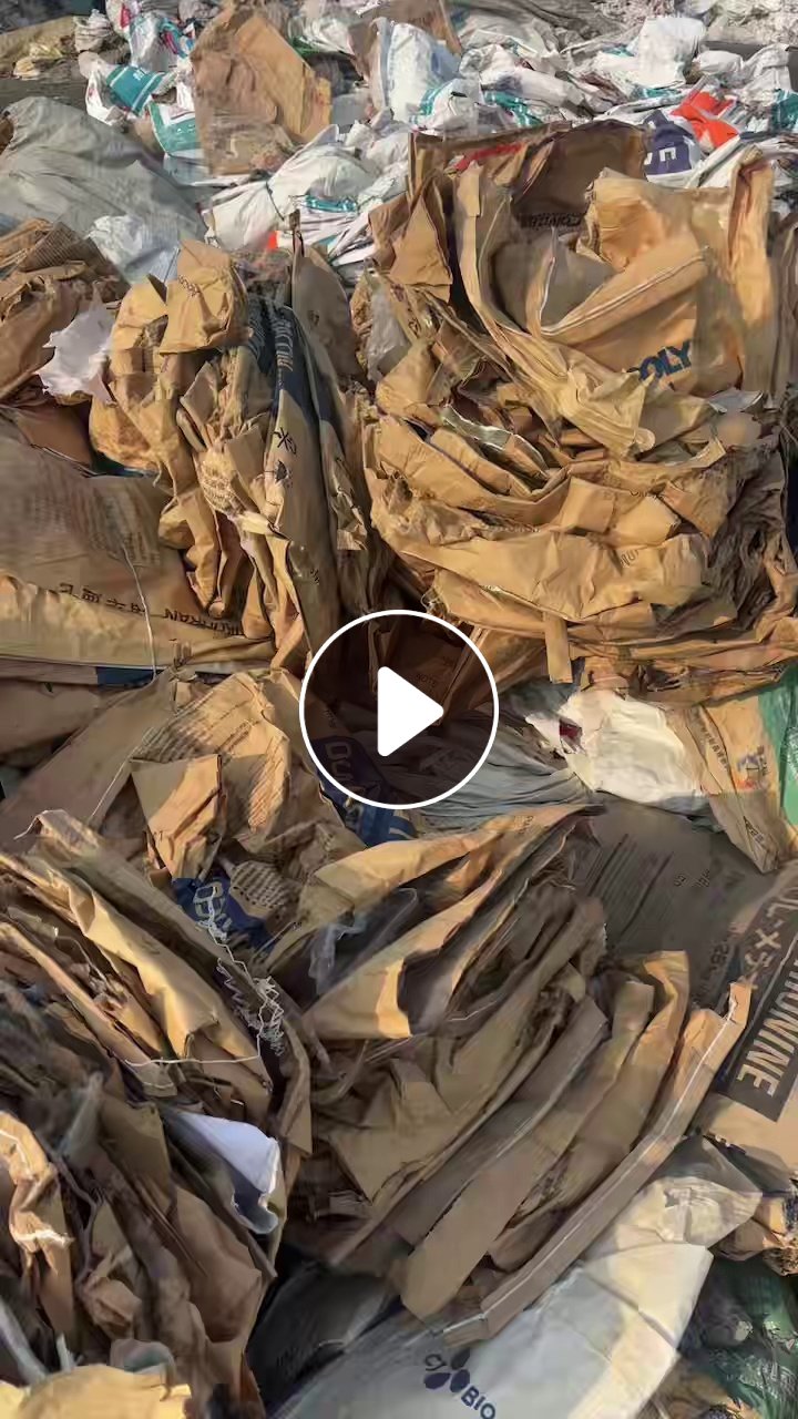 长期出售废牛皮纸袋，有带膜