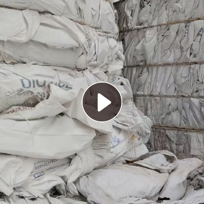 出售水洗pp编织袋废料，小白袋废料，现货够一挂